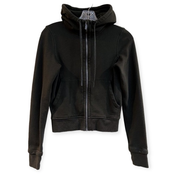 Lululemon Olive Green Full Zip Athletic Athleisure Loungewear Hoodie Jacket 2 - Picture 1 of 8